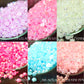 【AB】 FLAT BACKED HALF PEARLS - ASSORTED SIZE/COLOR NAIL ART CRAFT