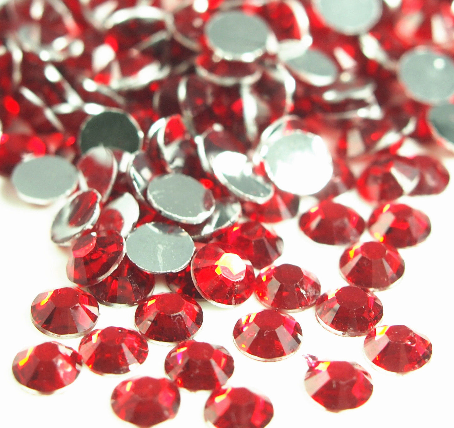 Ruby Non-Hotfix Flat Back Rhinestone