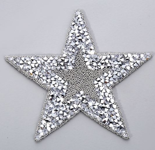 Hotfix Iron On Crystal Motif Pre-Made Star Design