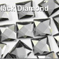 20PCS x 10MM SQUARE GLASS DIAMOND FLAT BACK NON-HOTFIX